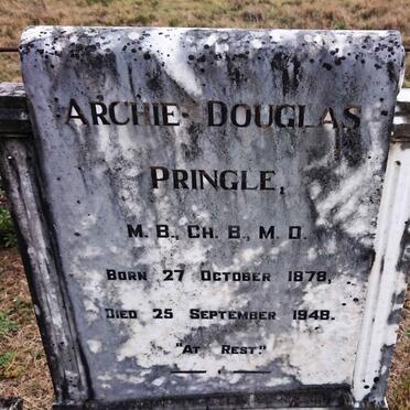 PRINGLE Archie Douglas 1878-1948