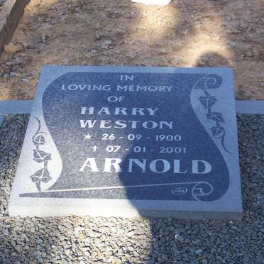 ARNOLD Harry Weston 1900-2001
