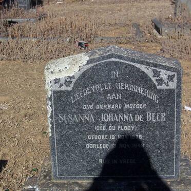 BEER Susanna Johanna, de nee DU PLOOY 1878-1949