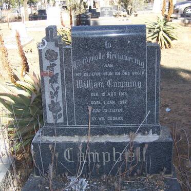 CAMPBELL William Cumming 1913-1947