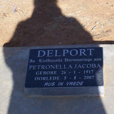 DELPORT Petronella Jacoba 1917-2007