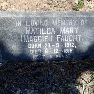 FAUGHT Matilda Mary 1912-1918