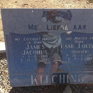 KITCHING James Jacobus 1910-1985 &amp; Esme Louisa BOUCHER 1917-1997