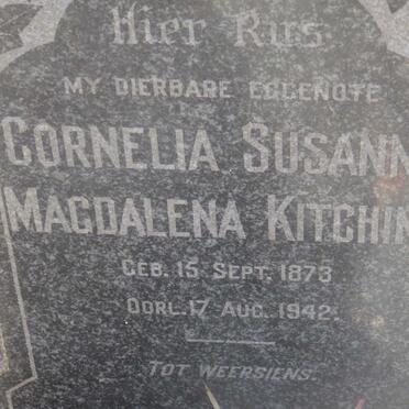KITCHING Cornelia Susanna Magdalena 1873-1942