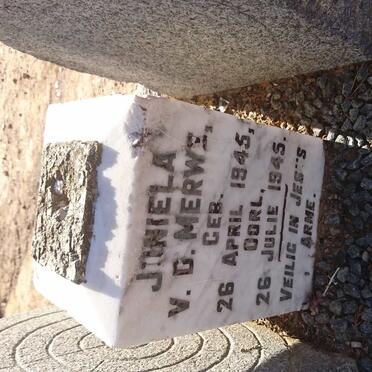 MERWE Juniela, v.d. 1945-1945