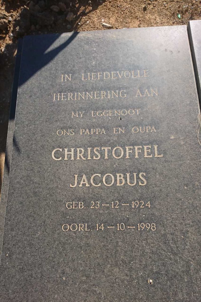 MEYER Christoffel Jacobus 1924-1998 &amp; Dilena Francis Engela FERREIRA 1930-2008