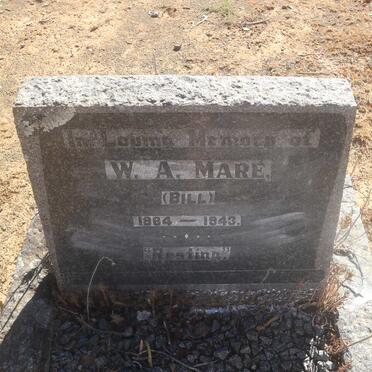 MARÉ W.A. 1884-1943