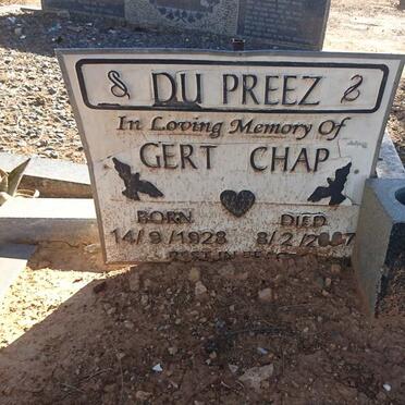 PREEZ Gert Chap, du 1928-2007