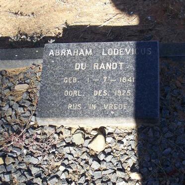 RANDT Abraham Lodevicus, du 1841-1925