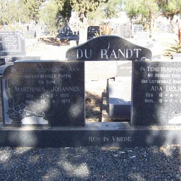 RANDT Marthinus Johannes, du 1895-1973 &amp; Ada Delila 1898-1966