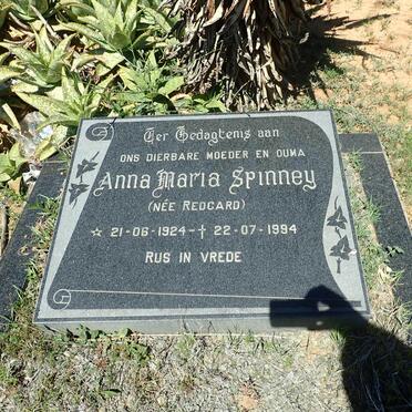 SPINNEY Anna Maria nee REDGARD 1924-1994