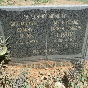 TRENNERY Errol 1931-1997 &amp; Jean 1925-