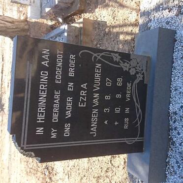 VUUREN Ezra, Jansen van 1907-1968