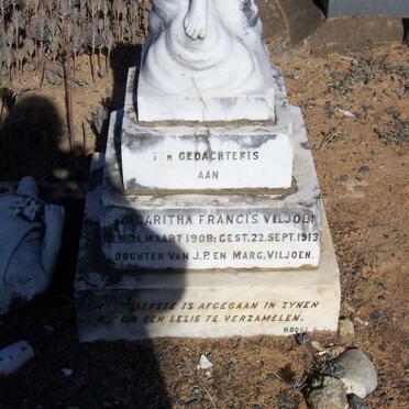 VILJOEN Margaritha Francis 1908-1913