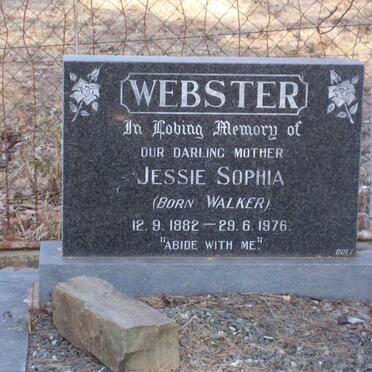 WEBSTER Jessie Sophia nee WALKER 1882-1976