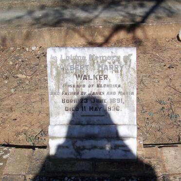 WALKER Albert Harry 1891-1936
