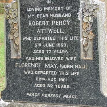 ATTWELL Robert Percy -1953 &amp; Florence May HALL -1961 :: ATTWELL Iris May 1908-1978 