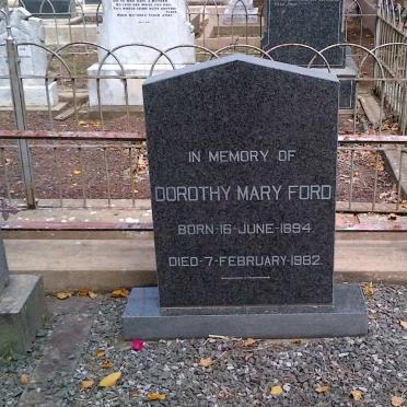 FORD Dorothy Mary 1894-1982