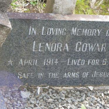 GOWAR Lenora 1914-1914