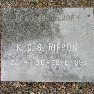 RIPPON K.C.S. 1910-1995