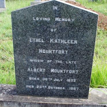 MOUNTFORT Ethel Kathleen 1892-1967