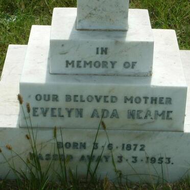 NEAME Evelyn Ada 1872-1953