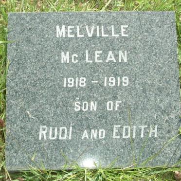 MCLEAN Melville 1918-1919