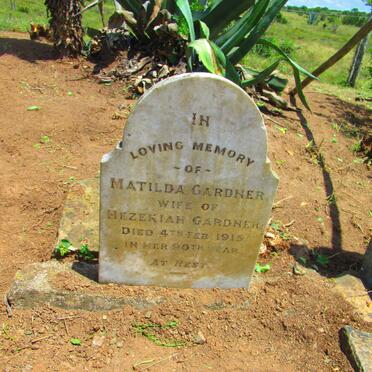 GARDNER Matilda -1915