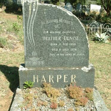 HARPER Heather Denise 1939-1954