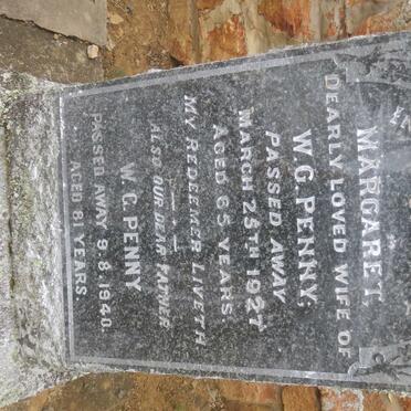 PENNY W.G. -1940 &amp; Margaret -1927