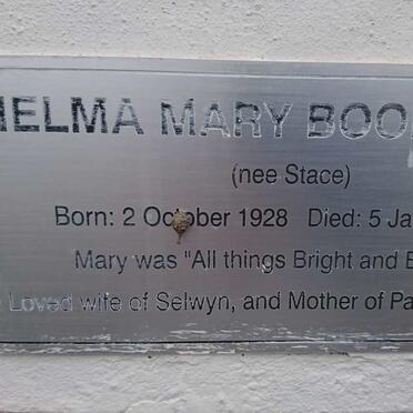 BOONZAAIER Thelma Mary nee STACE 1928-2011