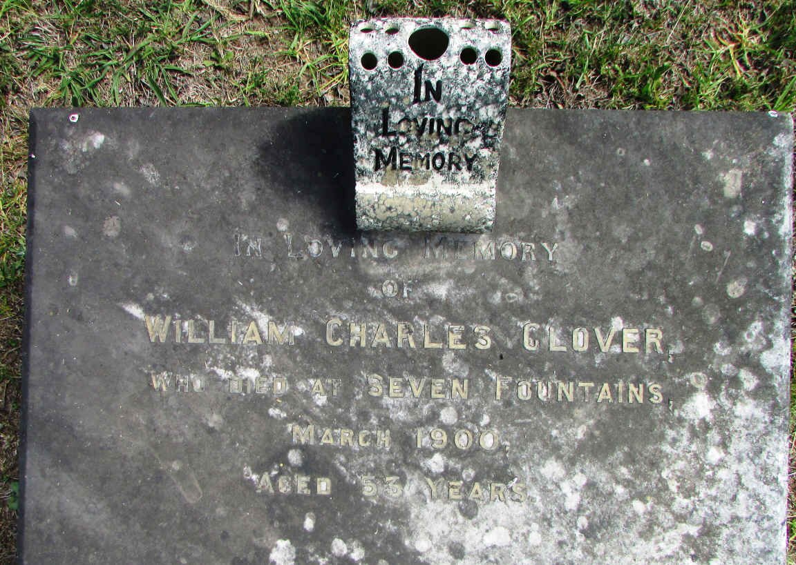 GLOVER William Charles -1900