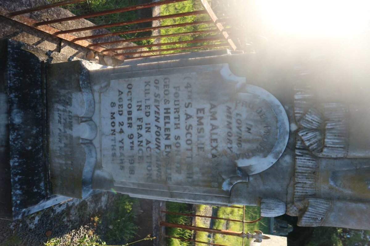 EMSLIE William Alexander -1918