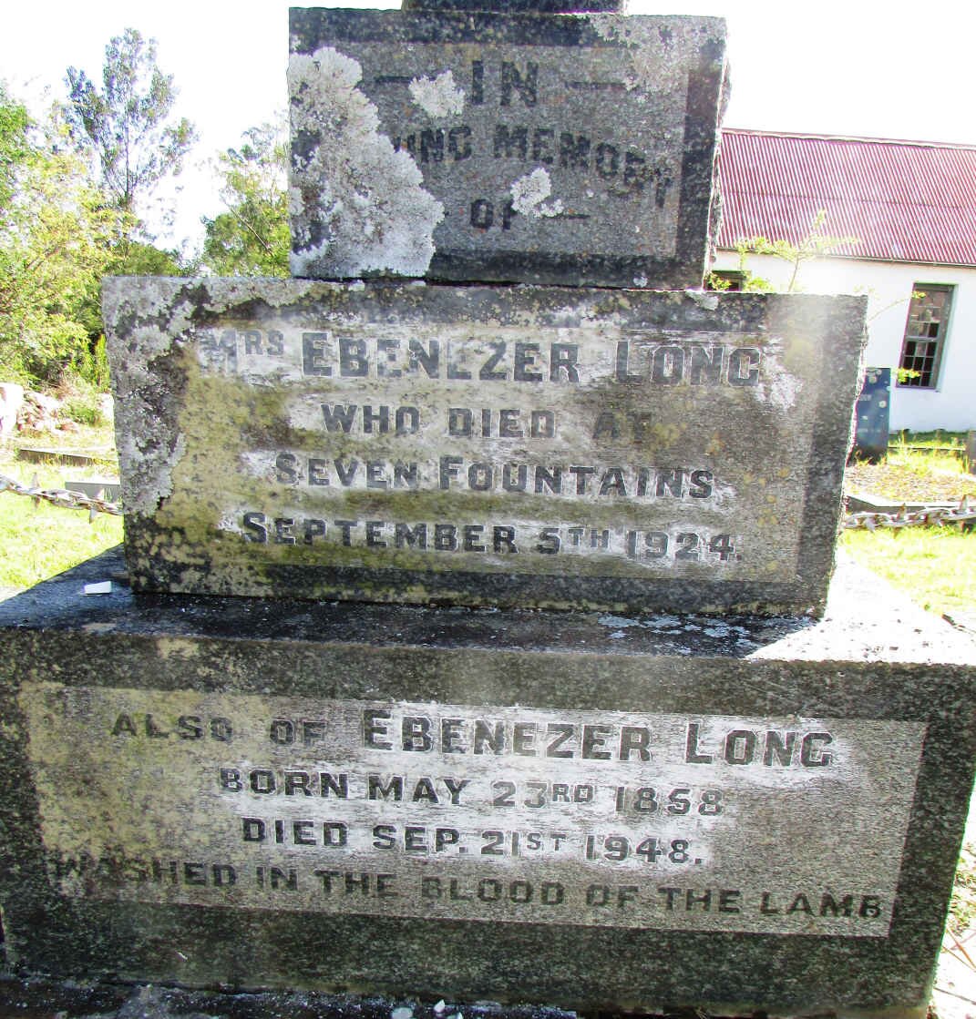 LONG Ebenezer 1858-1948 &amp; Mrs. -1924
