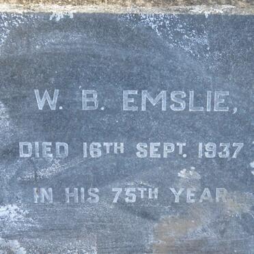 EMSLIE W.B. -1937