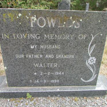 FOWLDS Walter 1944-1998