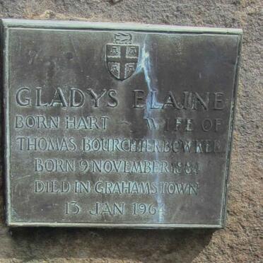 BOWKER Gladys Elaine nee HART 1884-1964