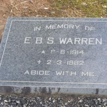 WARREN E.B.S. 1914-1982