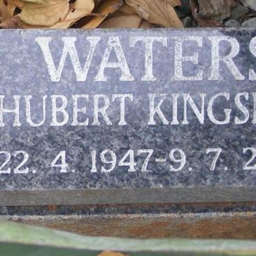 WATERS Hubert Kingsley 1947-2002