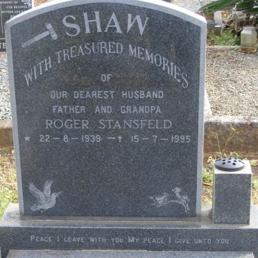 SHAW Roger Stansfeld 1939-1995