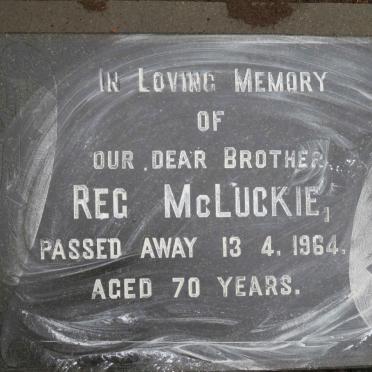 McLUCKIE Reg -1964