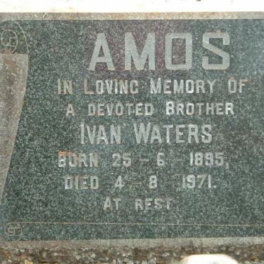 AMOS Ivan Waters 1895-1971