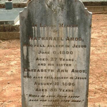 AMOS Nathanael -1890 :: AMOS Elizabeth Ann -1896