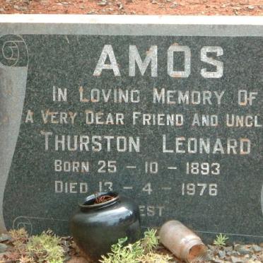 AMOS Thurston Leonard 1893-1976