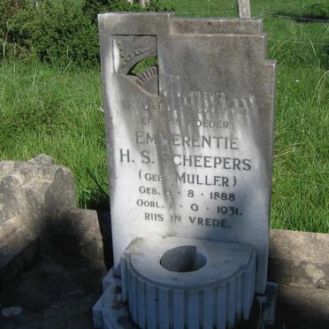 SCHEEPERS Emmerentie H.S. nee MULLER 1888-1931