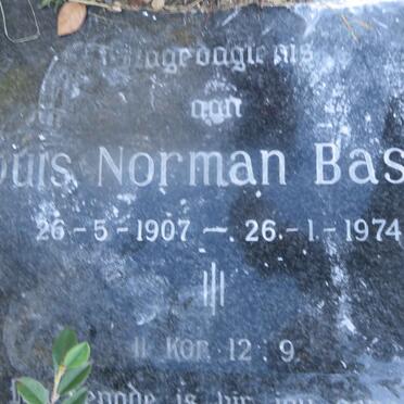 BASSON Louis Norman 1907-1974