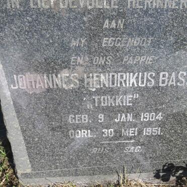 BASSON Johannes Hendrikus 1904-1951