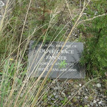 FANNER Olive Grace 1920-1990