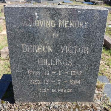 GILLINGS Dereck Victor 1942-1964