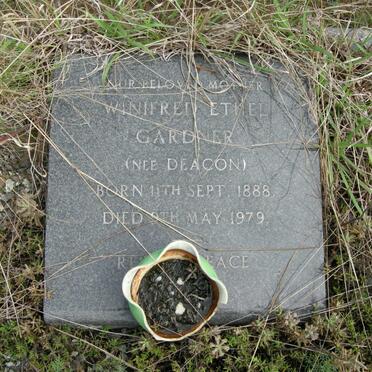 GARDNER Winifred Ethel nee DEACON 1888-1979